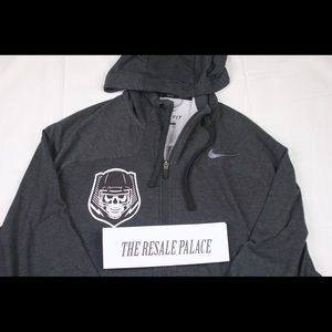 Nike rare charcoal Grey hoodie skull head XXL